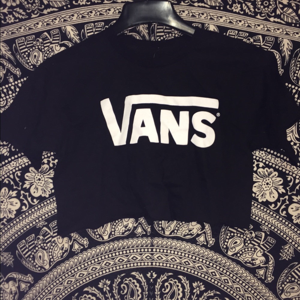 Vans Logo Crop Top 🖤